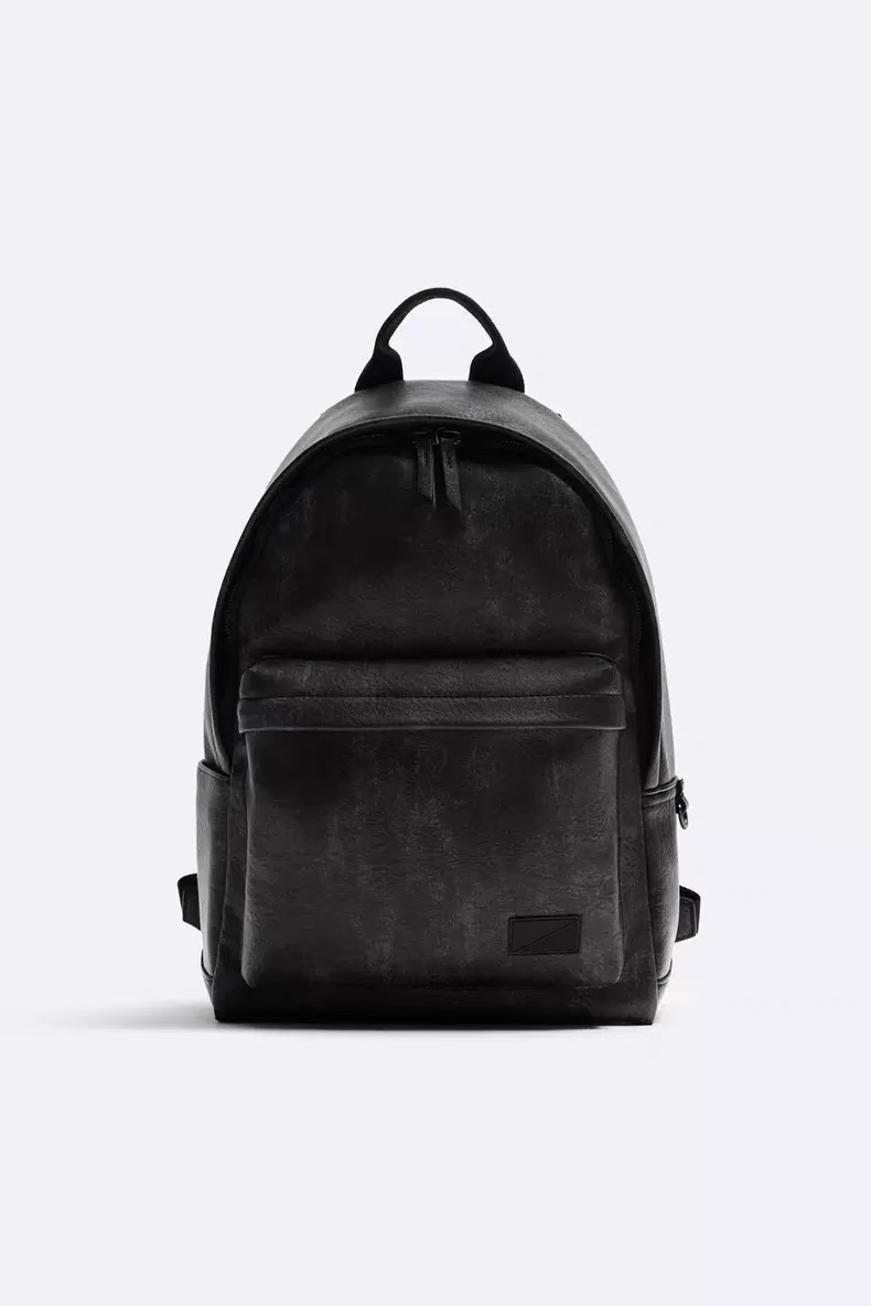 ZARA Leather Men Backpack